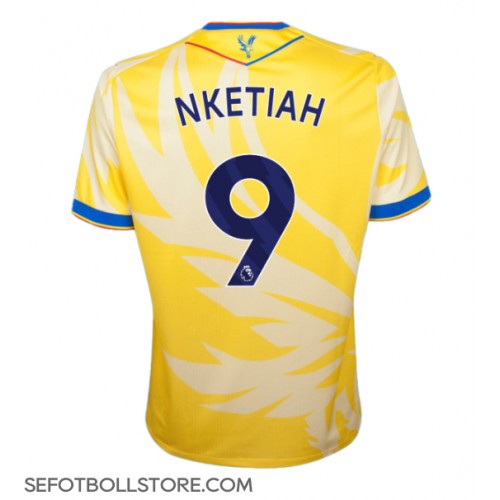 Crystal Palace Eddie Nketiah #9 Replika Bortatröja 2024-25 Kortärmad